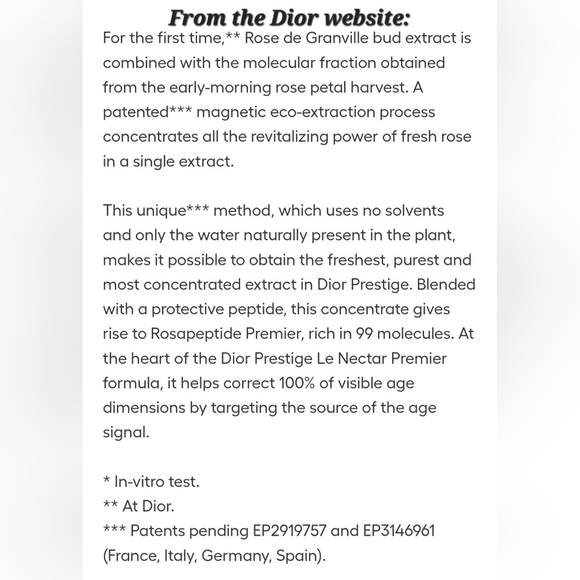 Dior Prestige Le Nectar Premier Serum 5 ml/0.17 oz New & Limited Edition - Picture 6 of 6